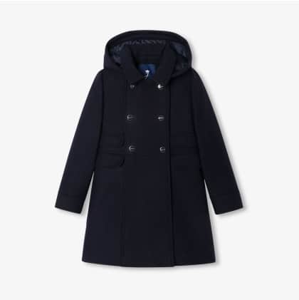 Manteau en laine enfant fille