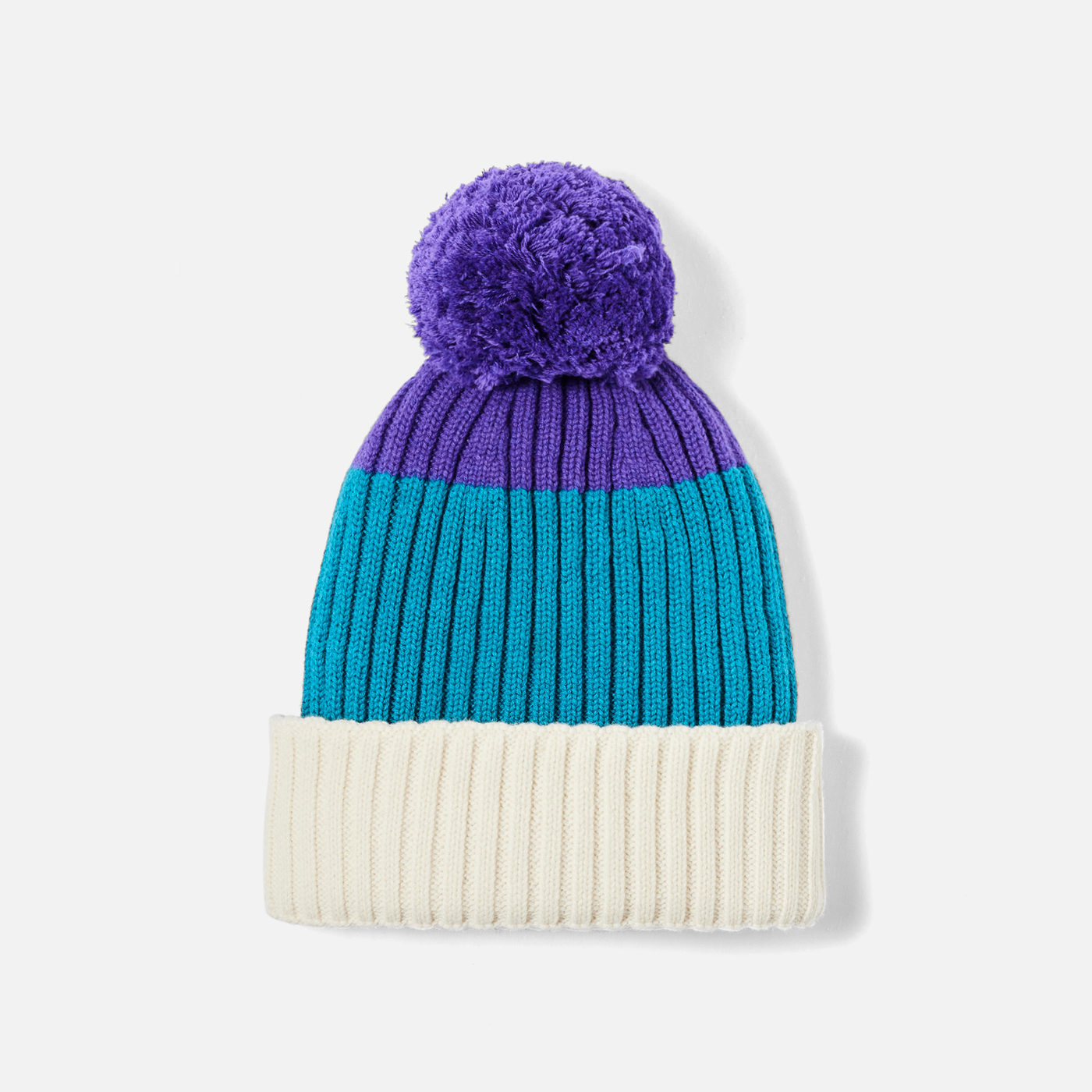 Bonnet color block enfant garçon