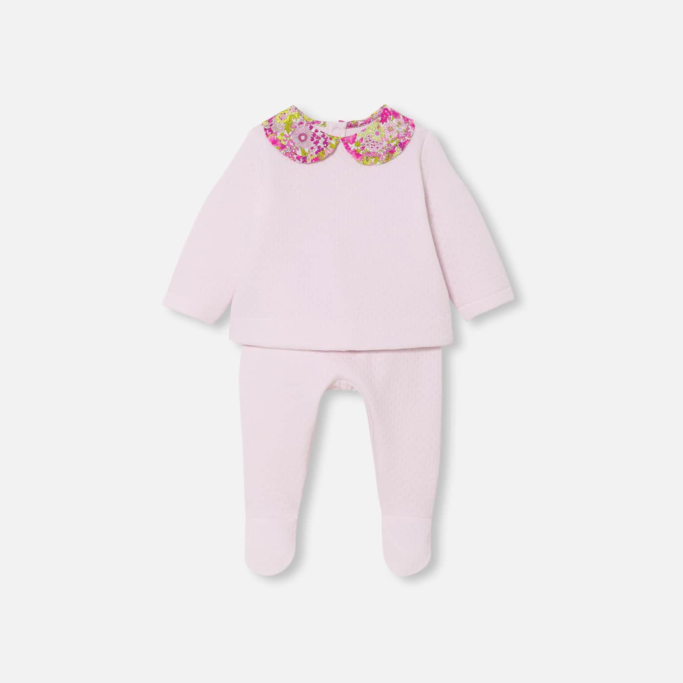 Ensemble confort bebe fille Rose pale jacadi Jacadi Paris