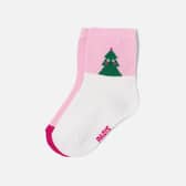 Duo de chaussettes de Noël bébé fille